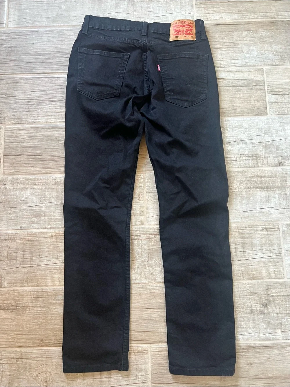 Levi's Men's Black Straight Jeans 511